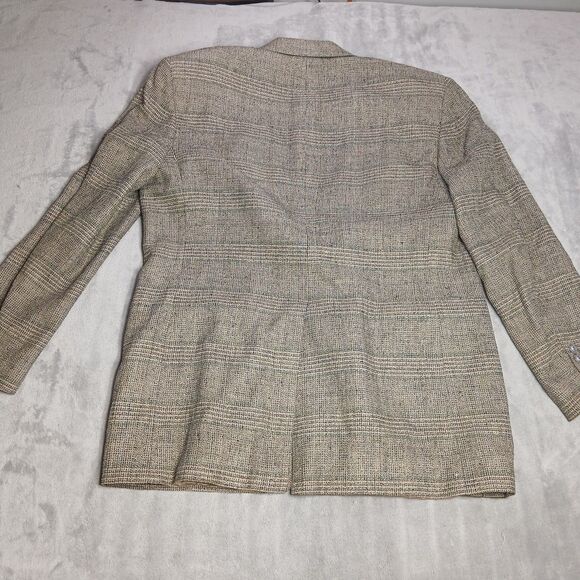 Bill Blass Mens Silk Blazer (Fits 44R) Classic USA Made Vintage 80s Sport Coat - Picture 3 of 11